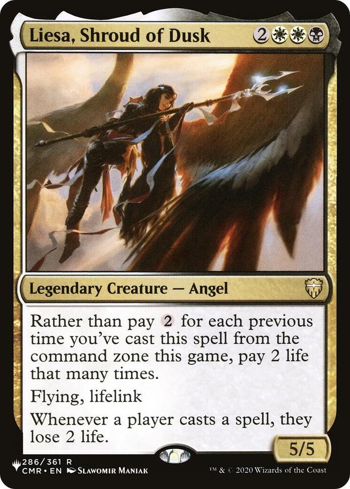 Liesa, Shroud of Dusk 286/361 card