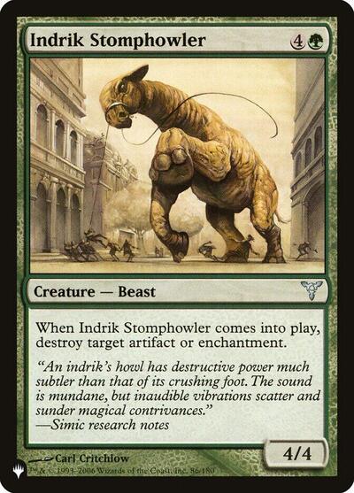 Indrik Stomphowler (The List) from PLST #DIS-86, Magic: The Gathering card