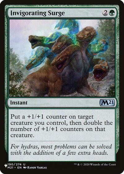 Invigorating Surge (The List) from LIST #M21-190, Magic: The Gathering card