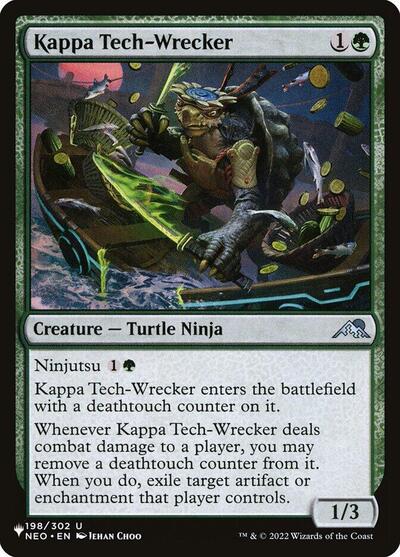 Kappa Tech-Wrecker (The List) from PLST #NEO-198, Magic: The Gathering card