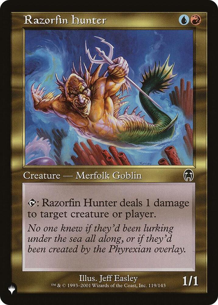 Razorfin Hunter #APC-119 — The List