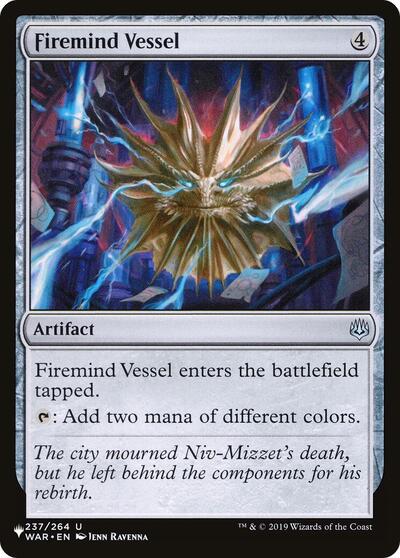 Firemind Vessel (The List) from PLST #WAR-237, Magic: The Gathering card