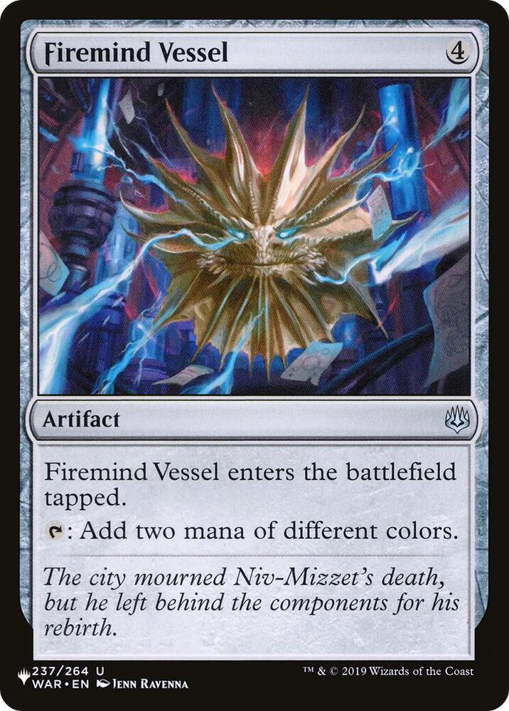 Firemind Vessel #WAR-237 — The List