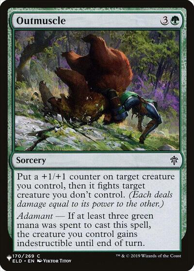 Outmuscle (The List) PLST ELD-170 Magic card