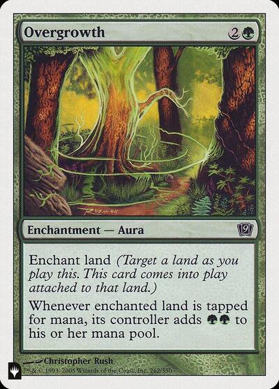 Overgrowth (The List) from LIST #9ED-262, Magic: The Gathering card