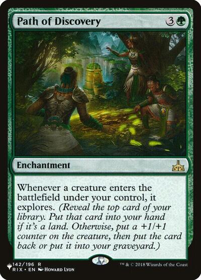 Path of Discovery (The List) from PLST #RIX-142, Magic: The Gathering card