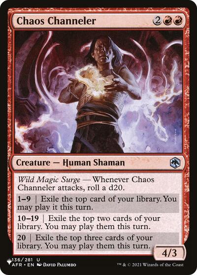 Chaos Channeler (The List) from LIST #AFR-136, Magic: The Gathering card