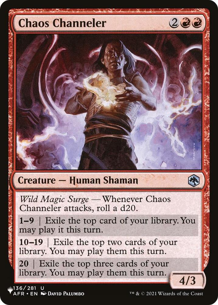 Chaos Channeler #AFR-136 — The List