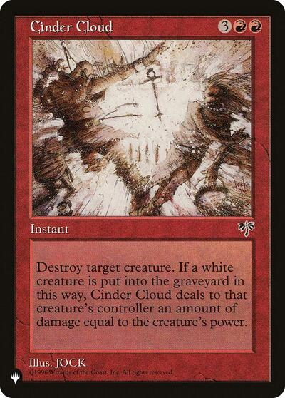 Cinder Cloud (The List) from PLST #MIR-165, Magic: The Gathering card