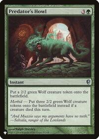 Predator's Howl (The List Reprints)