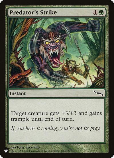 Predator's Strike (The List) from PLST #MRD-128, Magic: The Gathering card