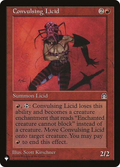 Convulsing Licid (The List) from PLST #STH-77, Magic: The Gathering card
