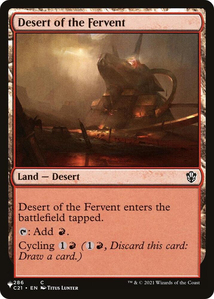 Desert of the Fervent #C21-286 — The List