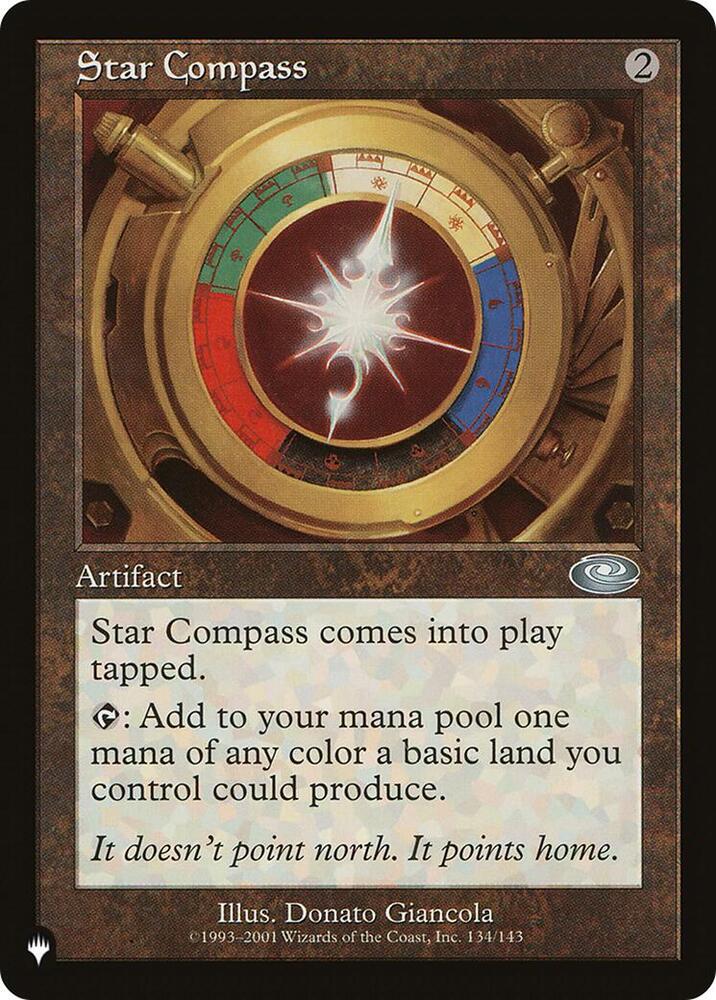 Star Compass #PLS-134 — The List