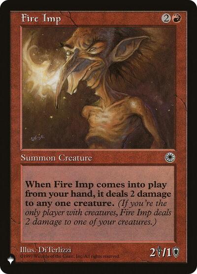 Fire Imp (The List Reprints)