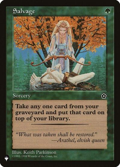 Salvage (The List) from LIST #P02-145, Magic: The Gathering card