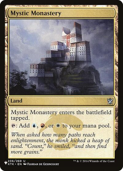 Mystic Monastery (The List) PLST KTK-236 Magic card
