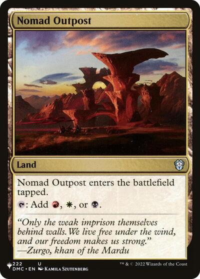 Nomad Outpost (The List) PLST DMC-222 Magic card