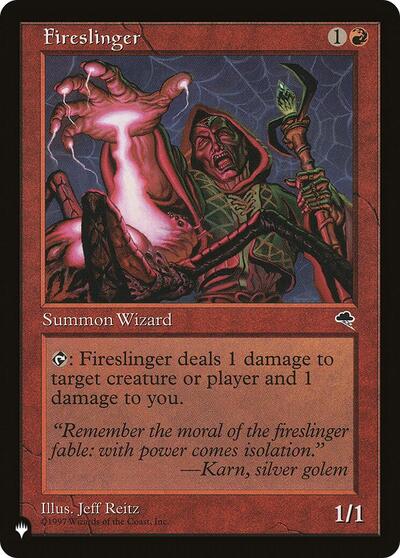 Fireslinger (The List) from PLST #TMP-173, Magic: The Gathering card