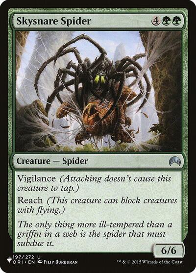 Skysnare Spider (The List) from PLST #ORI-197, Magic: The Gathering card