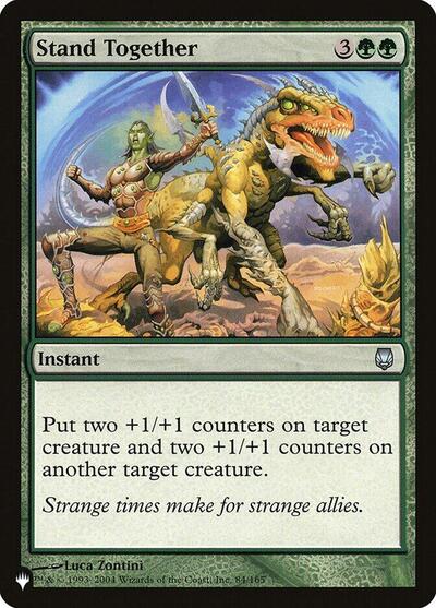 Stand Together (The List) from PLST #DST-84, Magic: The Gathering card