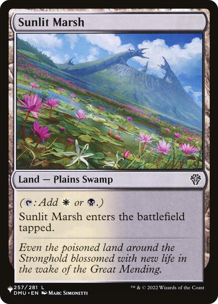 Sunlit Marsh - The List Reprints - Magic: The Gathering - TCGplayer.com
