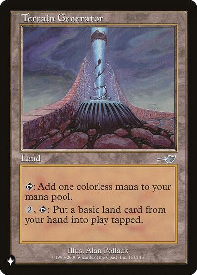 Terrain Generator (The List) from PLST #NEM-143, Magic: The Gathering card