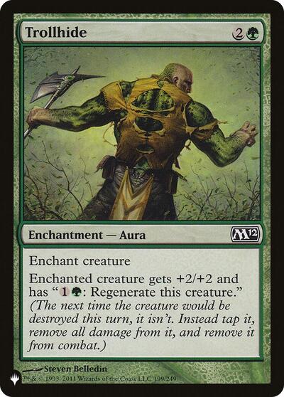 Trollhide (The List) from LIST #M12-199, Magic: The Gathering card
