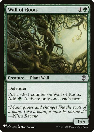 Wall of Roots (The List) PLST NCC-319 Magic card