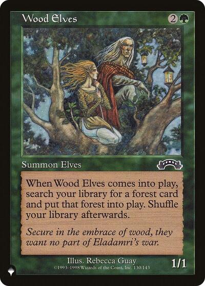 Wood Elves (The List) PLST EXO-130 Magic card