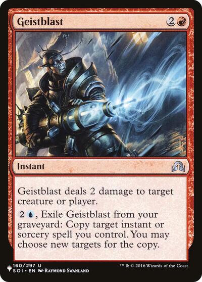 Geistblast (The List) from PLST #SOI-160, Magic: The Gathering card