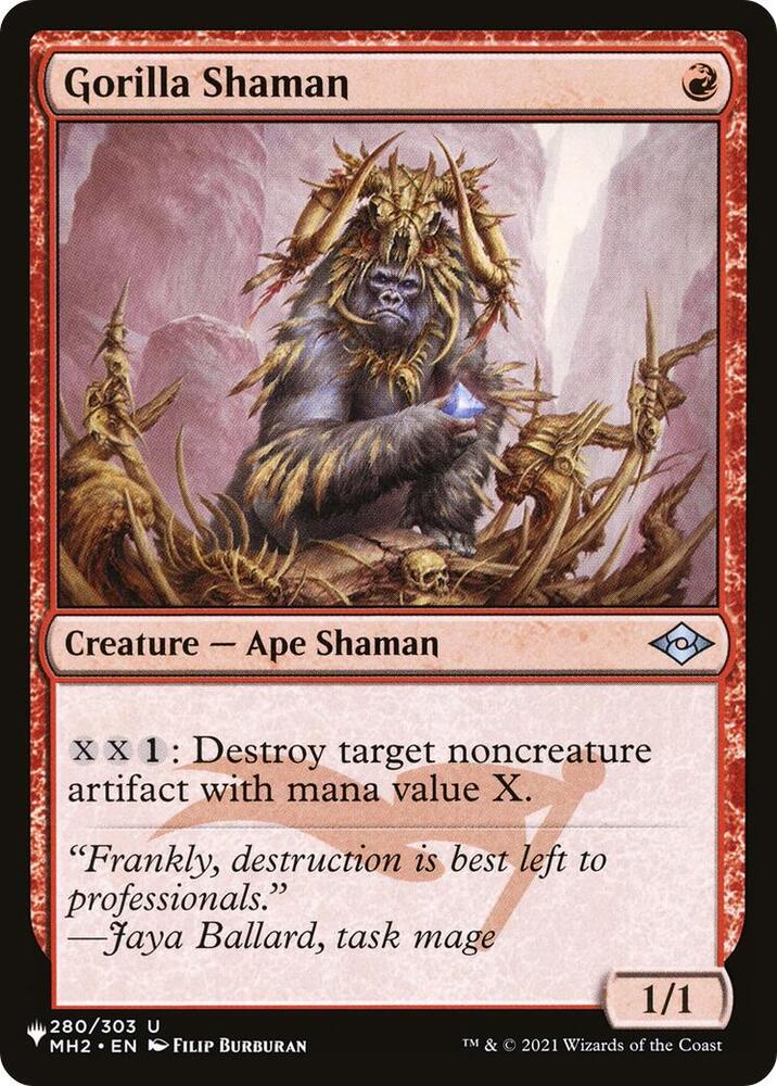Gorilla Shaman 280/303 card