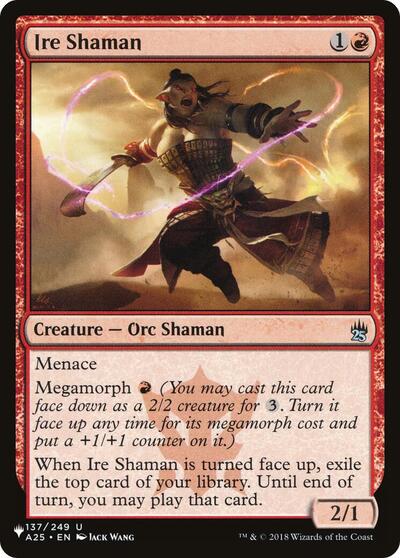 Ire Shaman (The List) from LIST #A25-137, Magic: The Gathering card