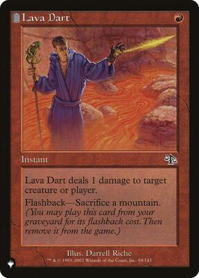 Lava Dart 94/143 – The List Reprints (Common)