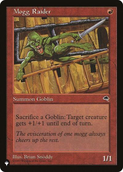 Mogg Raider (The List) from PLST #TMP-191, Magic: The Gathering card