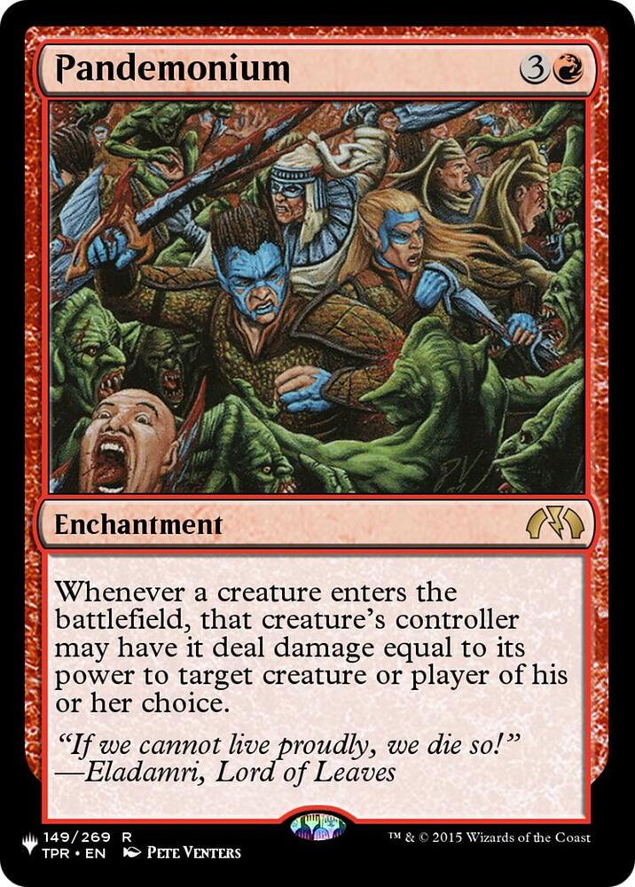 Pandemonium (TPR) - The List Reprints - Magic: The Gathering