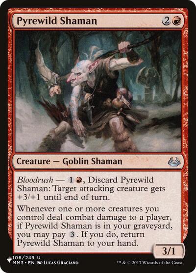 Pyrewild Shaman (The List) from LIST #MM3-106, Magic: The Gathering card