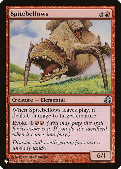 Spitebellows (The List) from PLST #MOR-105, Magic: The Gathering card