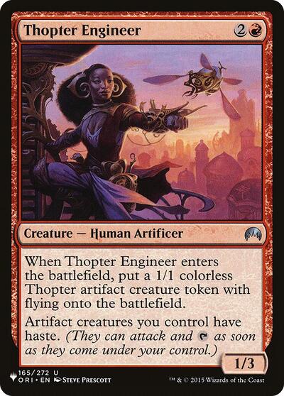 Thopter Engineer (The List) from PLST #ORI-165, Magic: The Gathering card