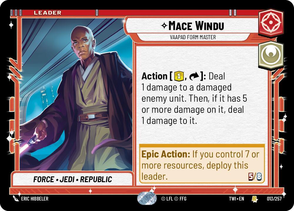 Mace Windu Vaapad Form Master Twilight of the Republic Star Wars