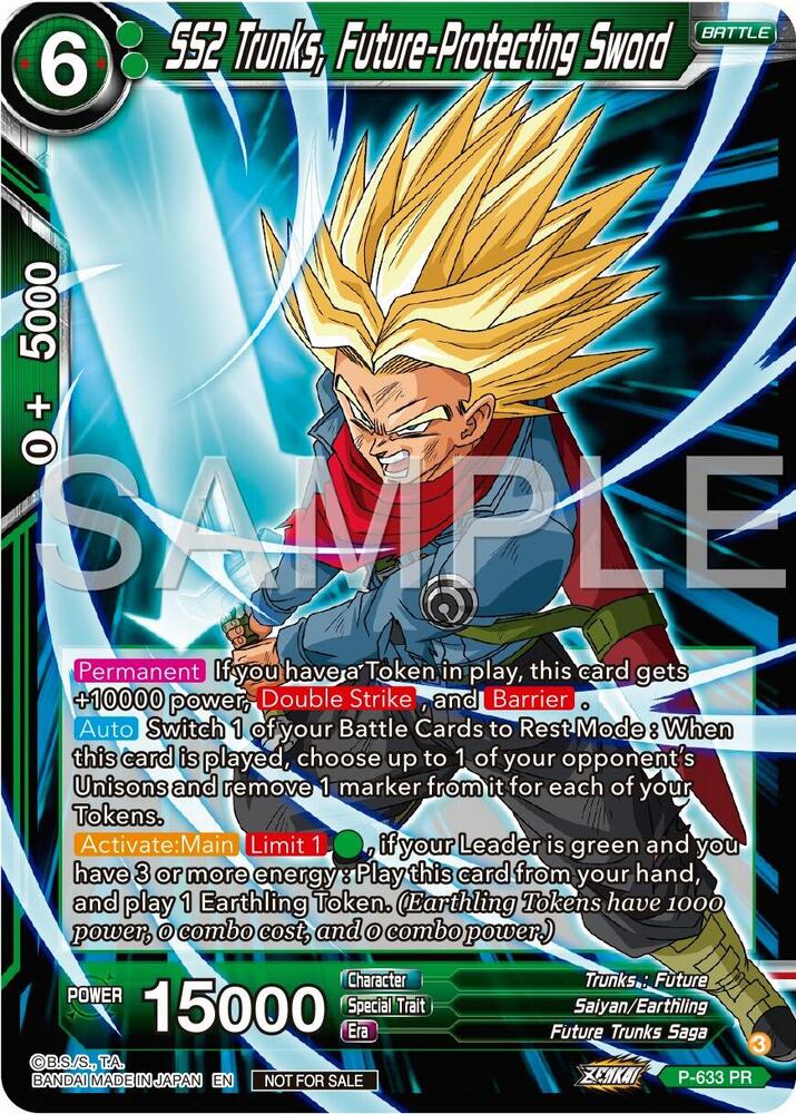 SS2 Trunks, FutureProtecting Sword (Zenkai Series Tournament Pack Vol