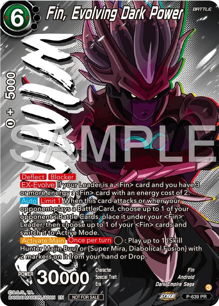 Fin, Evolving Dark Power (Zenkai Series Tournament Pack Vol.9