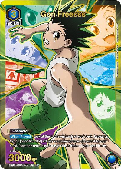 Gon Freecss (006) (R*) card