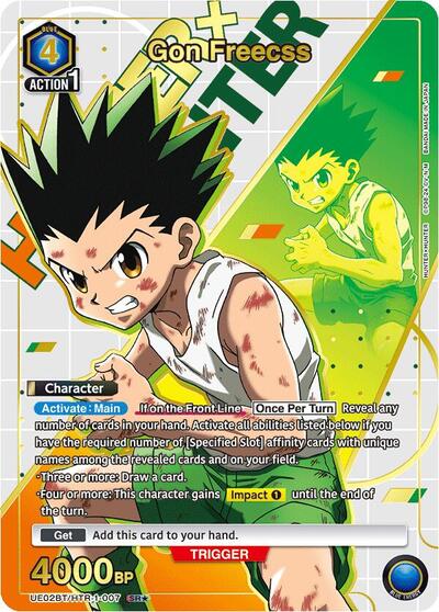 Gon Freecss (007) (SR*) card