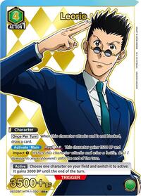 Leorio (092) (SR*) - UE02BT: HUNTER X HUNTER - Union Arena card