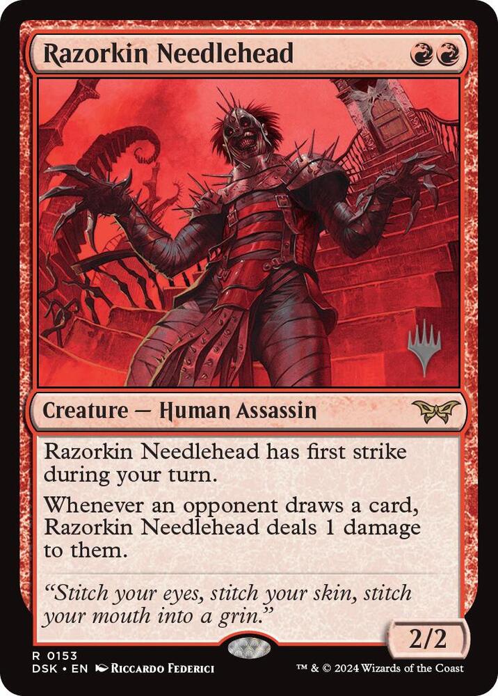 Razorkin Needlehead Promo Pack Duskmourn House of Horror Magic