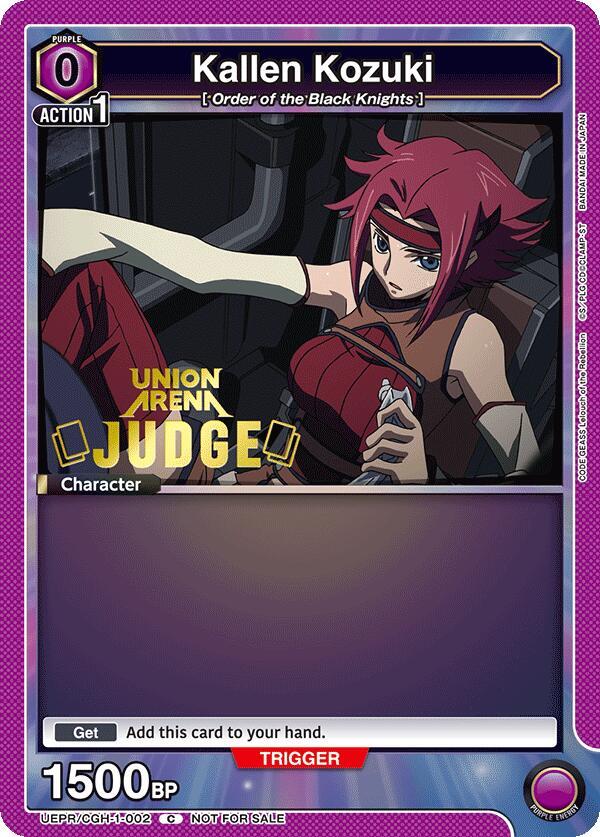 Kallen Kozuki (Judge Pack) - Union Arena Promotion Cards - Union