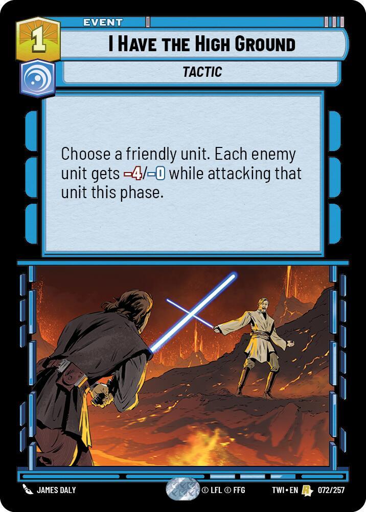 I Have The High Ground 072/257 card