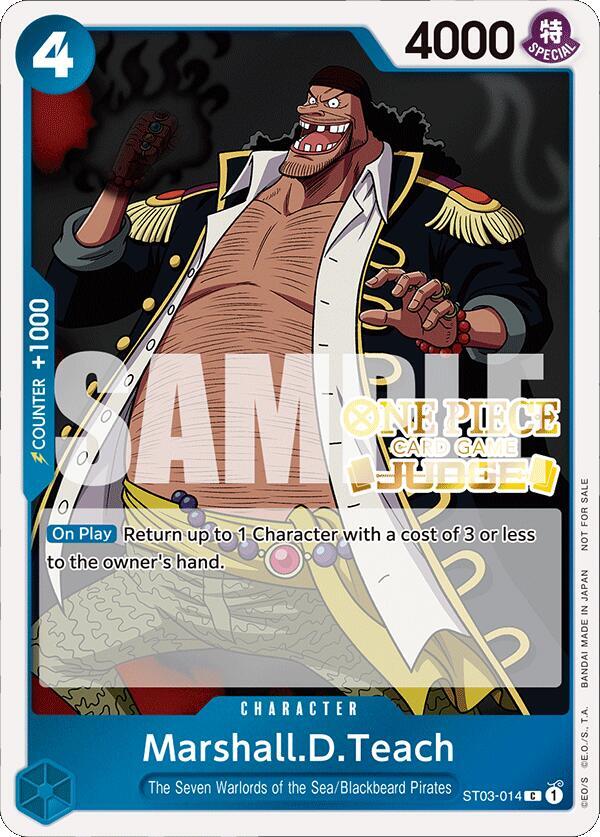 Marshall.D.Teach (Judge Pack Vol. 4) - One Piece Promotion Cards