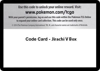 Code Card - Jirachi V Box  from Miscellaneous Cards & Products